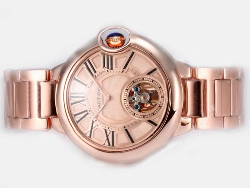 Cartier Ballon Bleu de Cartier WE6920002 Manual Winding Gold Dial 42mm Watch watches