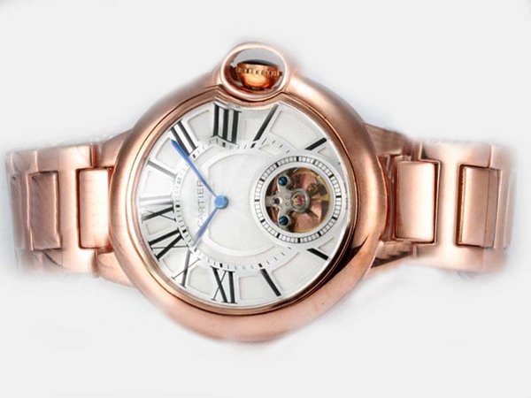 Cartier Ballon Bleu de Cartier WE6920069 Round Manual Winding White Dial Watch watches