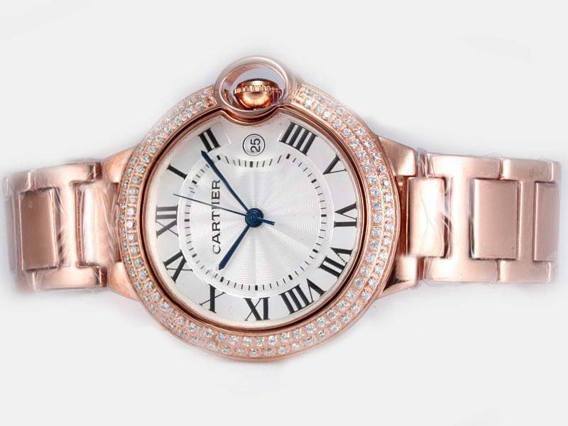 Cartier Ballon Bleu de Cartier WE9005Z3 Round Quartz Mens Watch watches