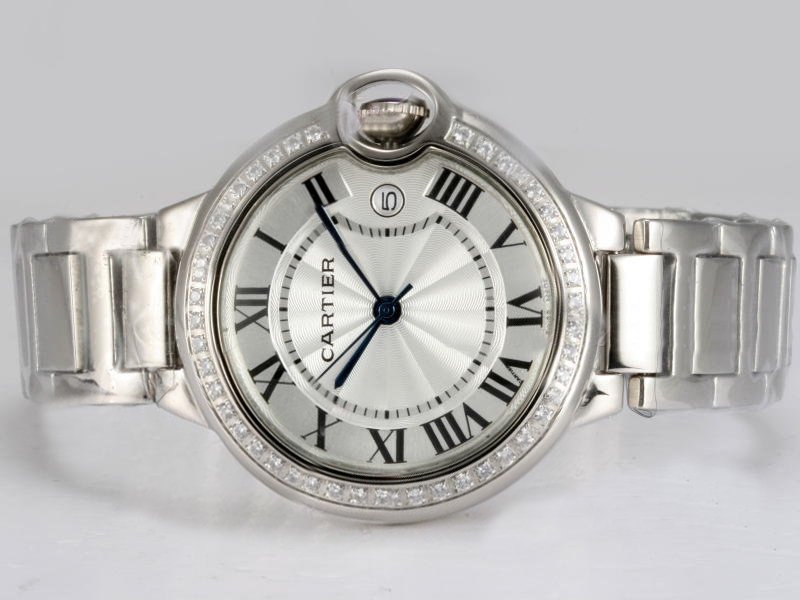 Cartier Ballon Bleu de Cartier WE9009Z3 Stainless Steel Case Round Mens Watch watches