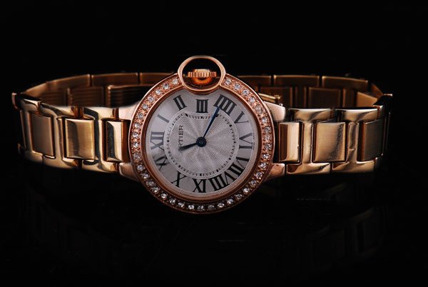 Cartier Ballon Bleu de Cartier WE902034 Stainless Steel Case Round White Dial Watch watches