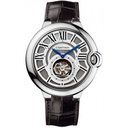 Cartier Ballon Bleu Flying Tourbillon XL 18 kt White Gold Men's Watch W6920021 watches