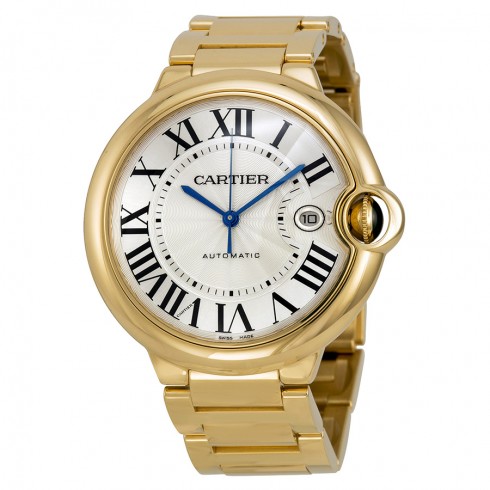 Cartier Ballon Bleu Large 18k Yellow Gold Men's Watch W69005Z2 watches