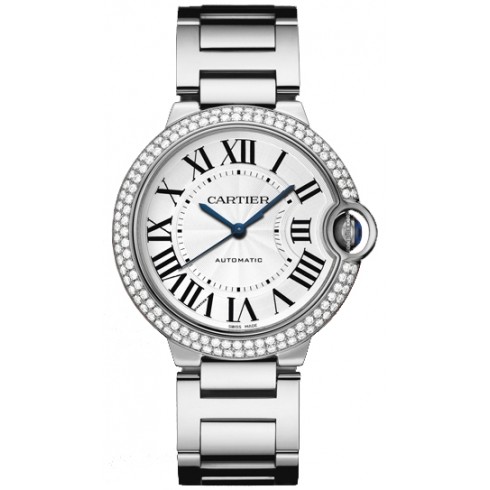 Cartier Ballon Bleu Medium 18k White Gold Watch WE9006Z3 watches
