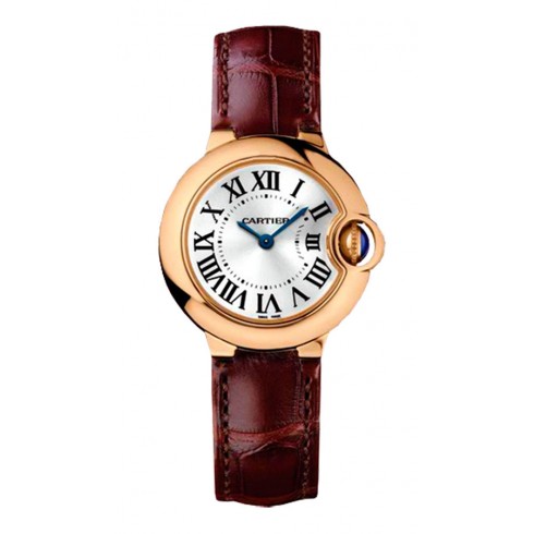 Cartier Ballon Bleu Silver Dial 18K Rose Gold Ladies Watch WGBB0007 watches
