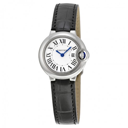 Cartier Ballon Bleu Silver Dial Stainless Steel Ladies Watch W69018Z4 watches