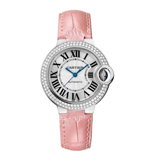 Cartier Ballon Bleu Silver Flinque Dial Ladies Watch WE902067 watches