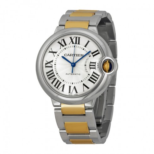 Cartier Ballon Bleu Unisex Steel and Gold Watch W6920047 watches