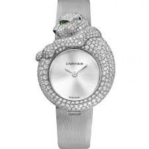 Cartier Bestiaire Feline De Cartier Silver Dial Ladies Watch HPI00341 watches