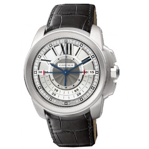 Cartier Calibre de Cartier Central Chronograph 18 kt White Gold Men's Watch W7100005 watches