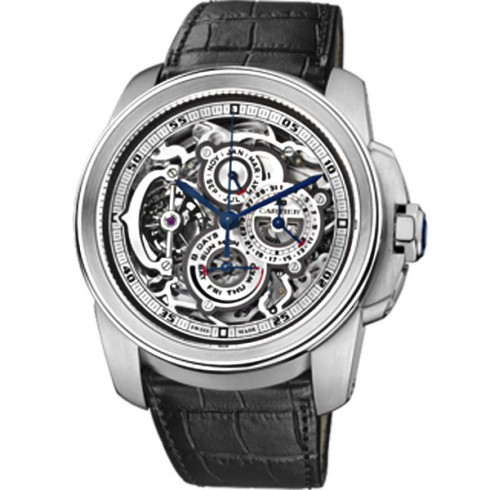 Cartier Calibre de Cartier Grande Complication Perpetual Calendar Platinum Men's Watch W7100031 watches