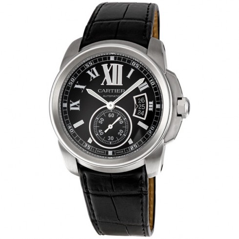 Cartier Calibre de Cartier Steel Automatic Men's Watch W7100041 watches