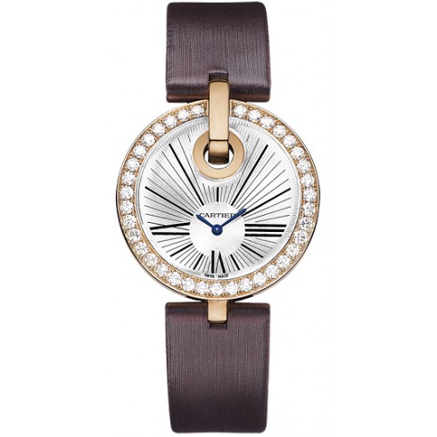 Cartier Captive de Cartier Silver Dial Satin Ladies Watch WG600011 watches
