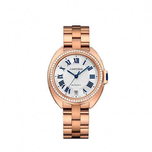 Cartier Cle Flinque Sunray Effect Dial Ladies Watch WJCL0006 watches