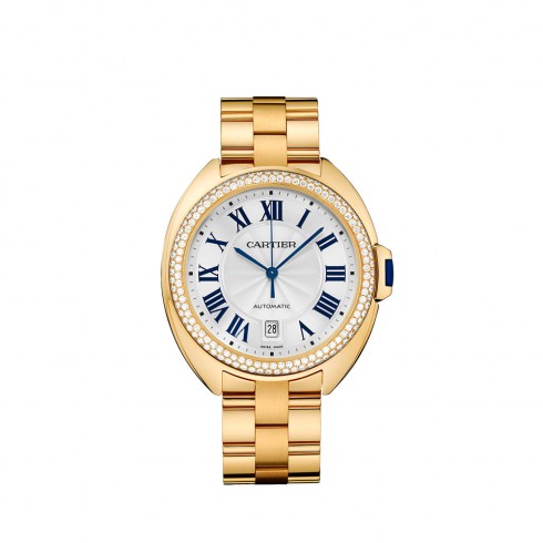 Cartier Cle Flinque Sunray Effect Dial Ladies Watch WJCL0010 watches