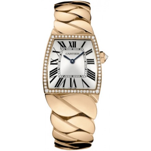 Cartier La Dona de Cartier Silver Dial 18kt Rose Gold Ladies Watch WE60050I watches