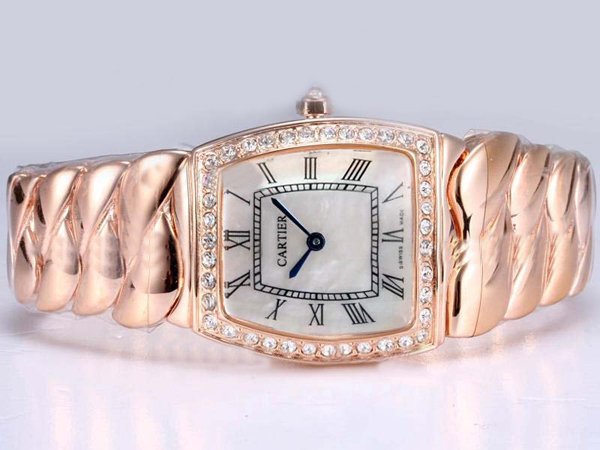 Replica Cartier La Dona de Cartier WE60050I 28x30mm Quartz White Dial Watch Watch