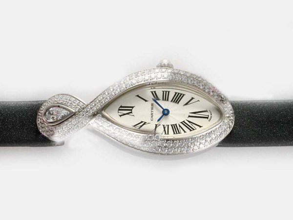 Cartier Libre WJ303250 White Dial Stainless Steel Case Watch watches