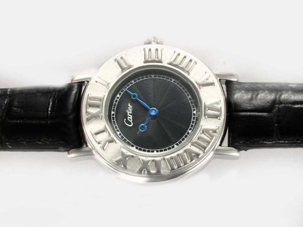 Cartier Ligne 21 de Cartier C1-170767522290 Black Dial Round Quartz Watch watches