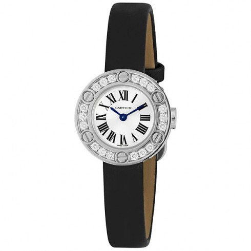 Cartier Love 18k White Gold Diamond Ladies Watch WE800331 watches