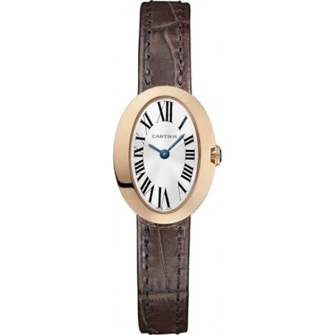 Cartier Mini Baignoire Silver Dial Ladies Watch W8000017 watches