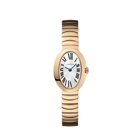 Cartier Mini Baignoire White Dial Ladies Watch W8000015 watches