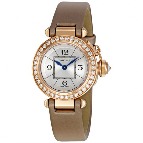 Cartier Miss Pasha 18kt Rose Gold Diamond Watch WJ124026 watches
