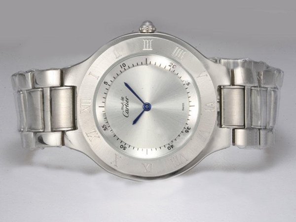 Cartier Must 21 W10109T2 Midsize Man:36mm / Lady:27mm Stainless Steel Case Watch watches