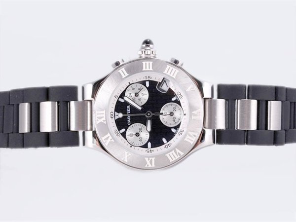 Cartier Pasha de Cartier W10198U2 30mm Quartz Chronograph Watch watches