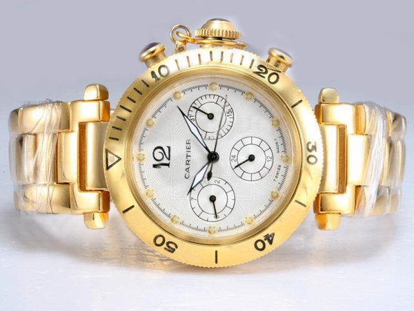 Replica Cartier Pasha de Cartier W301970M Mens Stainless Steel Case Round Watch Watch