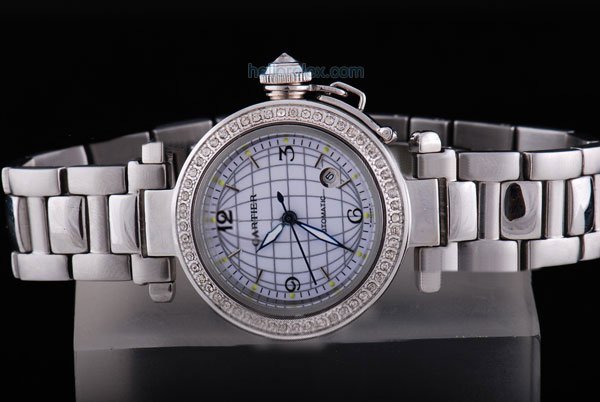 Cartier Pasha de Cartier W31015M7 Stainless Steel Case 36mm Mens Watch watches