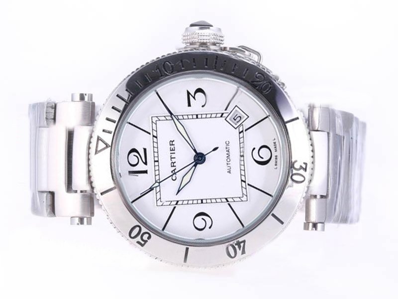 Cartier Pasha de Cartier W3140002 Round Stainless Steel Case Mens Watch watches
