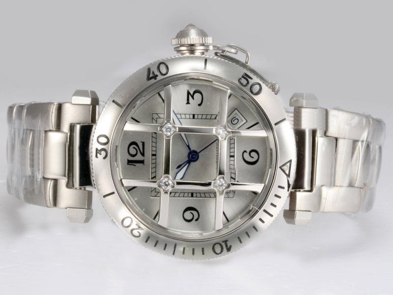 Cartier Pasha de Cartier WJ11934G Stainless Steel Case Mens Round Watch watches