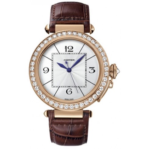 Cartier Pasha Diamond 18kt Rose Gold Men's Watch WJ120051 watches