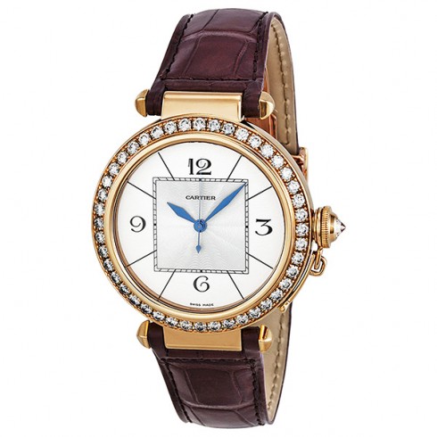 Cartier Pasha Diamond 18kt Yellow Gold Men's Watch WJ118851 watches