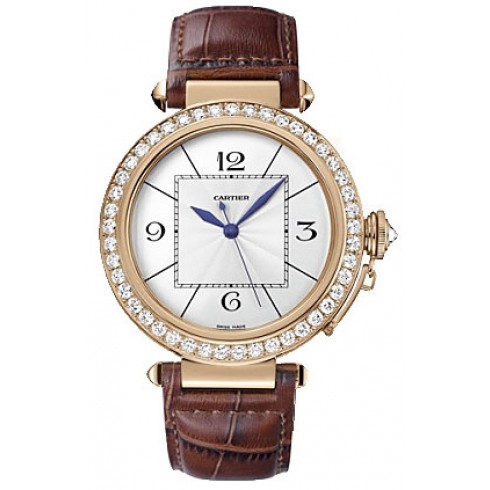 Cartier Pasha Rose Gold Diamond Men's Watch WJ120151 watches