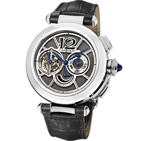 Cartier Pasha Tourbillon Chronograph 18 kt White Gold Men's Watch W3030013 watches