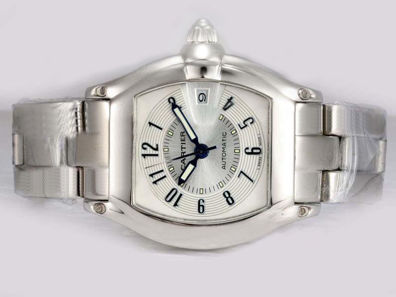 Cartier Roadster W62001V3 Mens 38mm Stainless Steel Case Watch watches