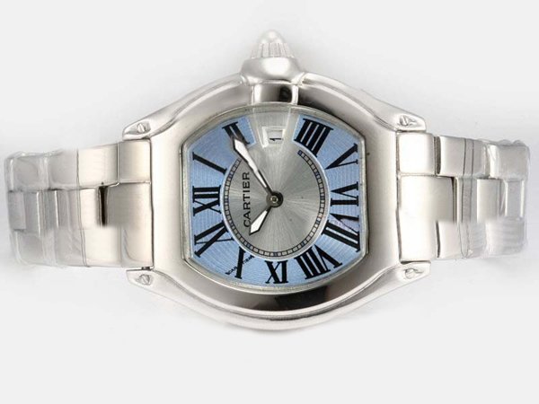 Cartier Roadster W62017V3 Stainless Steel Case Mens Stainless Steel Bezel Watch watches