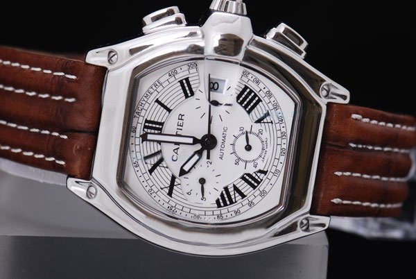 Cartier Roadster W62019X6 Mens Stainless Steel Case Oval Watch watches