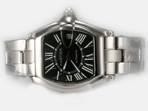 Cartier Roadster w62041v3 Stainless Steel Bezel Automatic Mens Watch watches