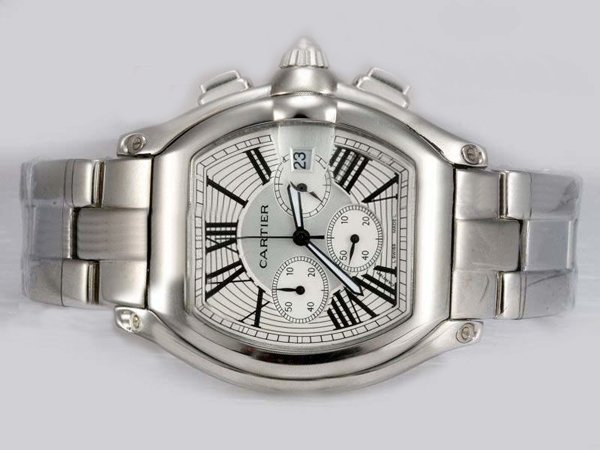 Cartier Roadster W6206001 38x47mm Quartz Chronograph Womens Watch watches