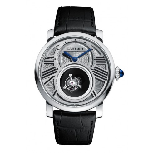 Cartier Rotonde de Cartier Double Tourbillon Manual Wind Platinum Men's Watch W1556210 watches