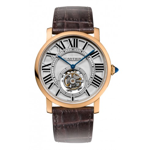 Cartier Rotonde de Cartier Flying Tourbillon 18 kt Rose Gold Men's Watch W1556215 watches