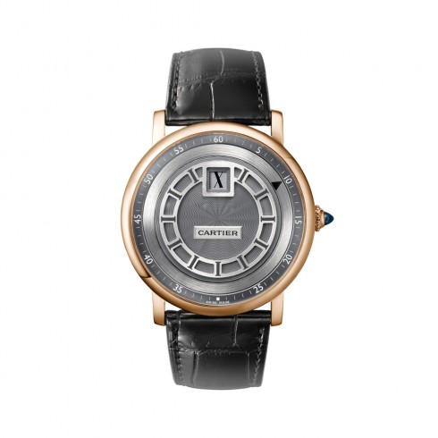 Cartier Rotonde de Cartier Jumping Hours Manual Wind 18 kt Rose Gold Men's Watch W1553751 watches