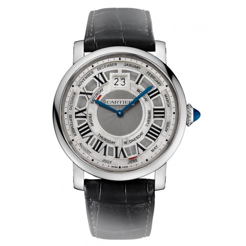 Cartier Rotonde de Cartier Perpetual Calendar Automatic 18 kt White Gold Men's Watch W1580002 watches