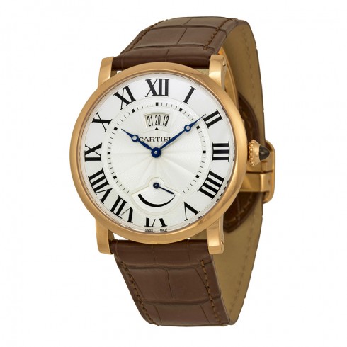 Cartier Rotonde de Cartier Silver Dial 18kt Rose Gold Men's Watch W1556252 watches