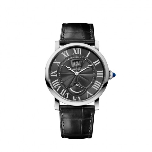 Cartier Rotonde Gray guilloche Dial Men's Watch W1556253 watches