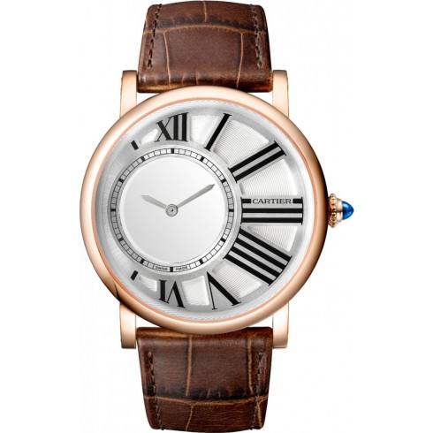 Cartier Rotonde Mysterious Hours Mechanical 18Kt Pink Gold Men's Watch W1556223 watches