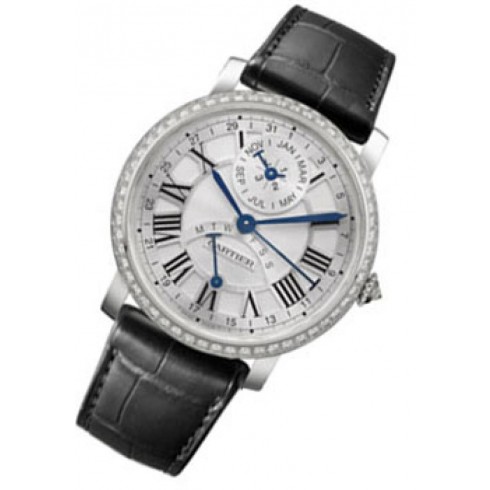 Cartier Rotonde Perpetual Calendar White guilloche Dial Men's Watch HPI00591 watches